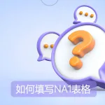 越南签证申请表NA1表格